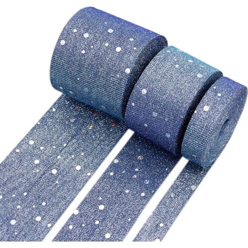 David accessories 5yards Glitter Pattern Linen Fabric Layering Cloth Ribbon Handmade Tape for DIY handmade materials,5Yc12281