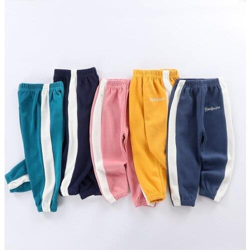 Childrens Casual Pants 2020 Autumn New Girls Sports Pants Boys Spring Long Trousers Toddler Childrens Clothing