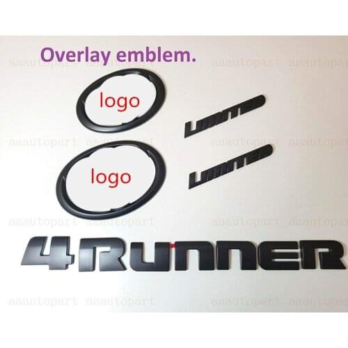 For 2014-2020 4RUN NER BLACKOUT EMBLEM OVERLAY KIT OEM LIMITED NEW