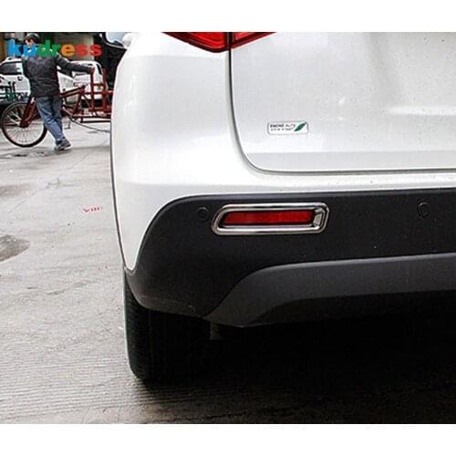 For Suzuki Vitara Escudo 2015 2016 2017 Chrome Rear Fog Light Lamp Cover Trim Car Foglight Brake Light Stoplight Frame Sticker