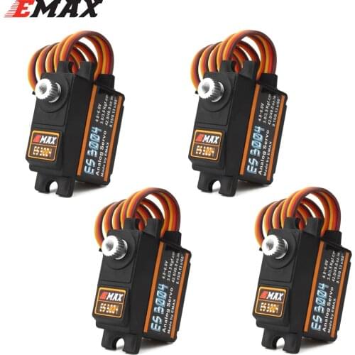 EMAX ES3004 20g 3.5kg 0.13sec 23T Metal Gear Analog Servo For RC Airplane ES3104 upgrade