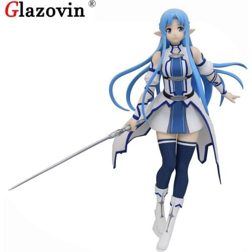 Glazovin Original Japanese Version FuRyu Sao 17cm Sword Art Online Alicization Asuna Yuuki Water Spirit PVC Action Figure Toys