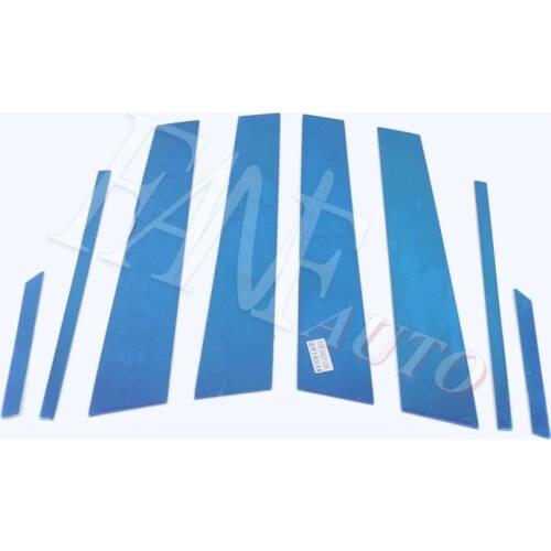 Stainless Steel Chrome Window Pillar Post Trim for Volkswagen VW Golf 8 MK8 2019 2020 2021