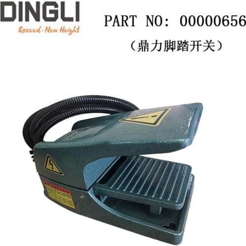 China Dingli Scissors Aerial Platform Pedal switch assembly, manufacturer No. 00000656