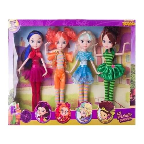 4pcs/set joint Fairy Patrol Doll 27cm MAWA BAPR Girls Toys Body Fashion Dolls Toys Best Gift Fun