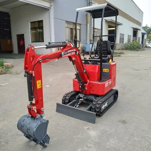 1 Ton Small Excavator Digger Mini Crawler Bagger for Garden or Farm Working