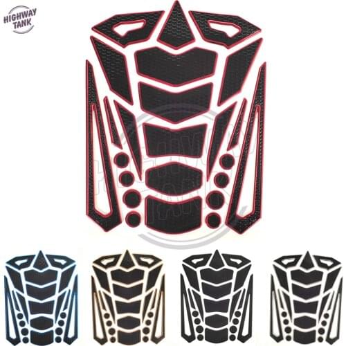 Motorcycle 3D Rubber Sticker Gas Fuel Oil Tank Pad Protector