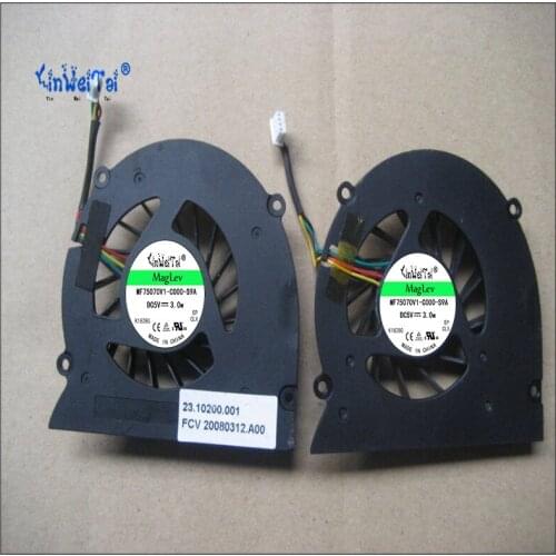 New laptop cpu fan for FORCECON DFS481305MC0T F6M3-CCW 23.10200.001 LAPTOP CPU FAN FOR DELL XPS M1330 1318 PP25L HR538 CPU FAN
