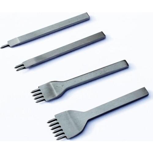 3/4/5/6mm Spacing Punch Tool For Leather Hole Punches Tool Lacing Stitching Sewing DIY Leather Craft Tools