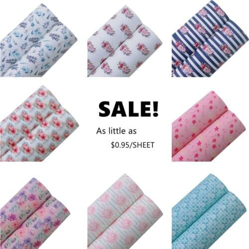 New Rainbow Girl Boss Sugar Pink Bundles Fuax Leather & Crushed Velvet Fabric Sheets for Bows, Accessories, DIY Crafts
