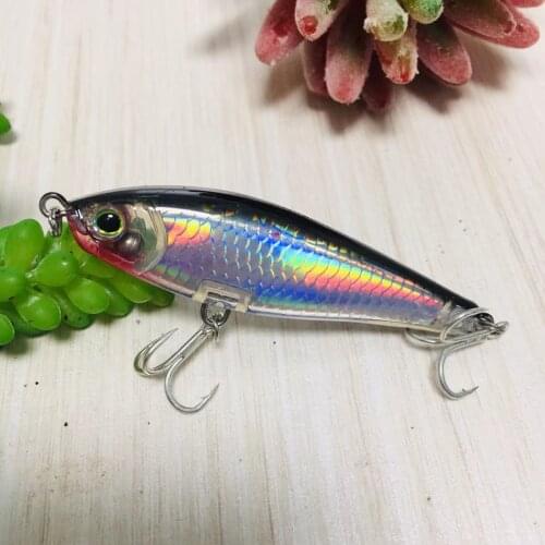 Fishing tackle 3D twitch bait Rolling slow sinking pencil hard fishing lure 7cm/7.8g Artificial bait twitching bait for fishing
