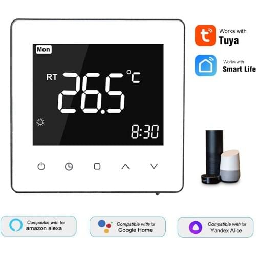 Tuya WiFi Thermostat Electric / Water Heating Water / Gas Boiler Temperature Controller LCD Programmable Thermostat Smart Home