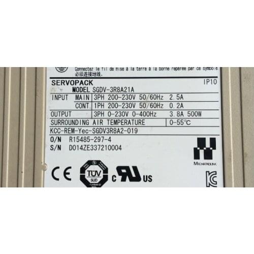 SGDV-3R8A21A used in very good condition driver