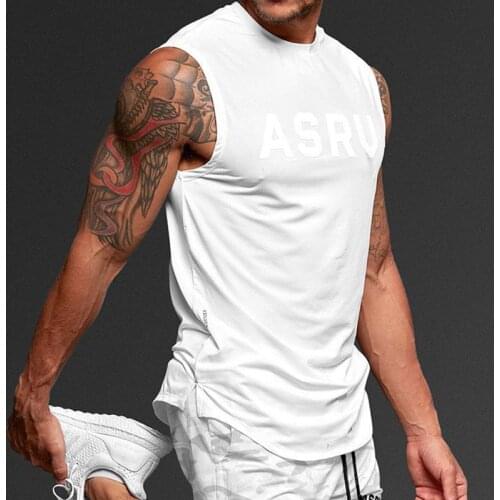 Bodybuilding Workout Tank Top Gym Sleeveless Shirt Mens Fitness Stringer Summer Undershirt Sport T-Shirt Running Singlet Vest