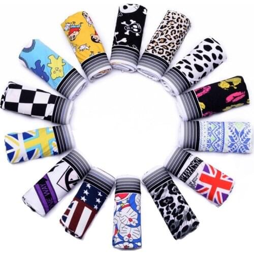 2Pcs Mens Underwear Boxers Man Boxershort Panties Male Boxeur Homme Underpants Print Fashion Designer