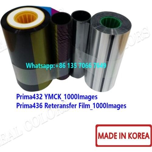 2Sets Compatible Magicard Ribbon Prima432 YMCK_1000Images & Film Prima436