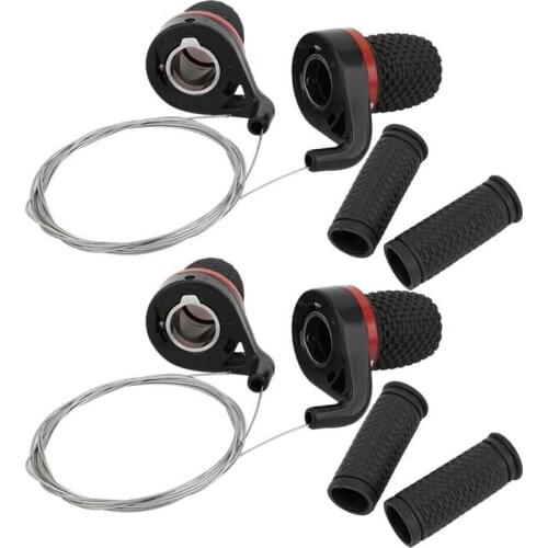2 Pair Mountain Bike Shifter Twist Grips MTB Bicycle Shifter Gear Right Left Hand Lever Derailleur Cycling Accessories