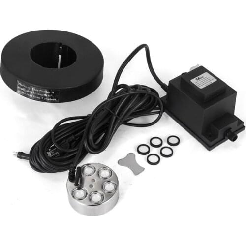 5 head Ultrasonic Mist Maker 120W 110V Waterproof Transformer Fogger Humidifier