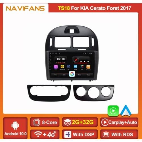Octa-core Android 11 Car Radio RDS IPS For KIA Cerato 2017 GPS Navigation Multimedia Video Recorder Head Unit Audio 2din NO Dvd