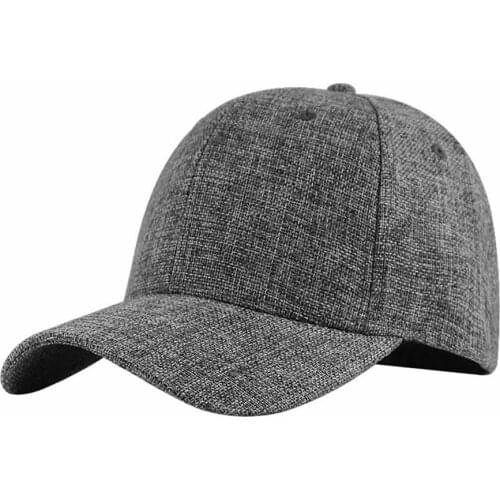 Big size deep linen baseball hats male summer outdoors cool sun cap men large size sport snapback caps 55-60cm 61-66cm