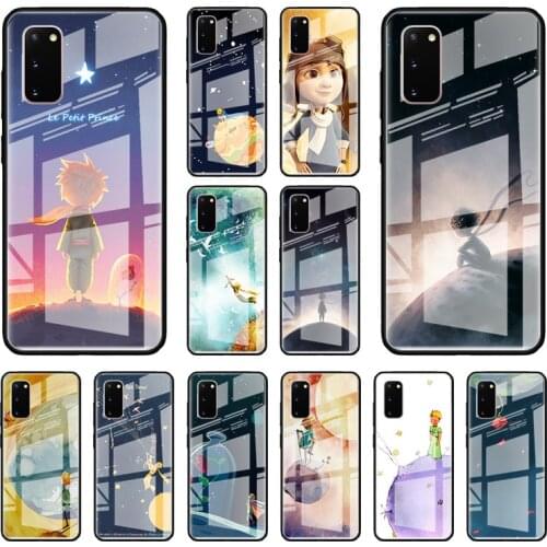 Tempered Glass Case For Samsung Galaxy S20 Ultra S10 5G S10e S8 S9 Plus Note 8 9 10 Lite Phone Cover The Little Prince Fox