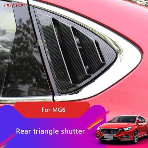 For MG6 2017 2018 2019 2020 Rear Side Shutter Triangle Sports Exhaust Cylinder Decoration Frame