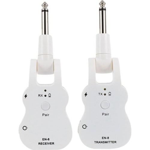 Guitar Wireless System Transmitter Receiver Built - In Rechargeable USB Charging for Guitar Bass Violin GRT-05