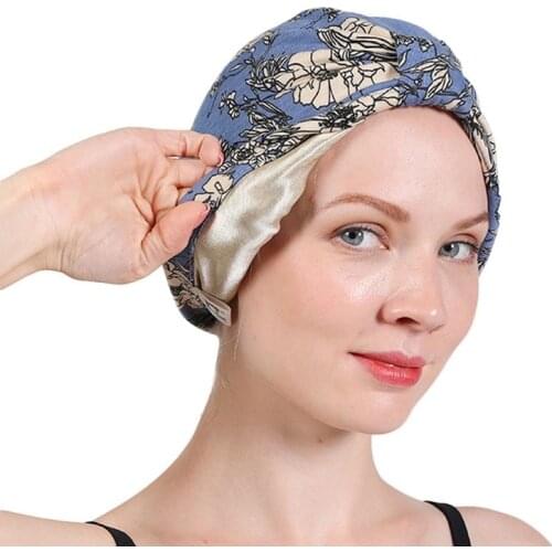 Beanies National Bandanas Designer Bonnets Wholesale Hijabs Latest Turban For Women Double Layer Satin Lining Sleeping Hats
