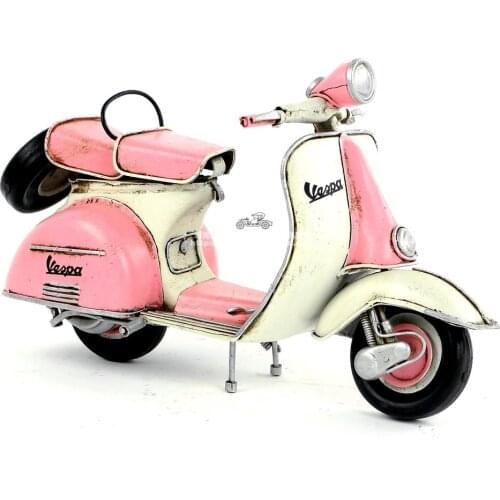 Retro Italy Style Handmade Metal Motorcycle Model Manual Home Decoration Art and Crafts For Coffee Shop Birthday &Christmas'Gift