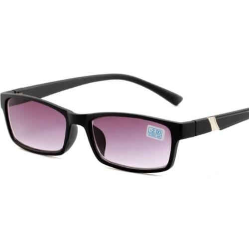 -1.0 -1.5 -2.0 -2.5 -3.0 -3.5 -4.0 Myopia Glasses Women Men Square Finished Myopia Sunglasses Retro Short Sighted Eyewear