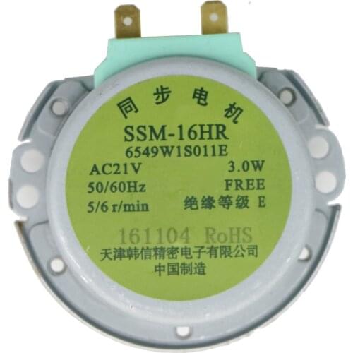 Microwave Oven PartsNEWEST Microwave Oven Synchronous Motor Tray Motors SSM-16HR AC 21V 3W 50/60Hz for LG