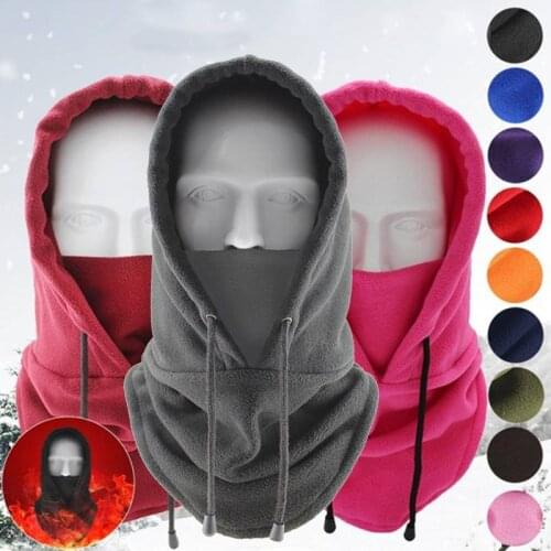 New Winter Outdoor Riding Face Mask Windproof Hat Cycling Skiing Mask Neck Warmer Hat Balaclava Hat Hiking Hunting Warm Hat