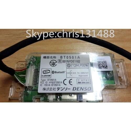 Original Bluetooth module BT0501A for Totoya 86111-53040 DISPLAY 12V DEN$SO FOR LEXUS CAR NAVIGATION FUJITSU TEN 86114-53010