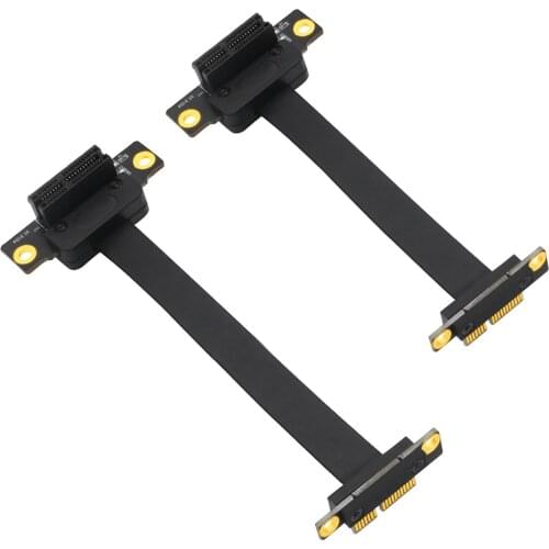 PCI-E 1X Slot Riser Card 36Pin Extender Lead PCI-Express 1X Extension Ribbon Flex Cable for Desktop PC Drive-free Pci-e Cable