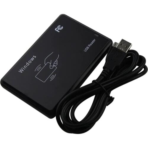 RFID Reader USB Port EM4100 TK4100 125khz ID IC 13.56mhz S50 S70 Contactless Card Support Window Linux