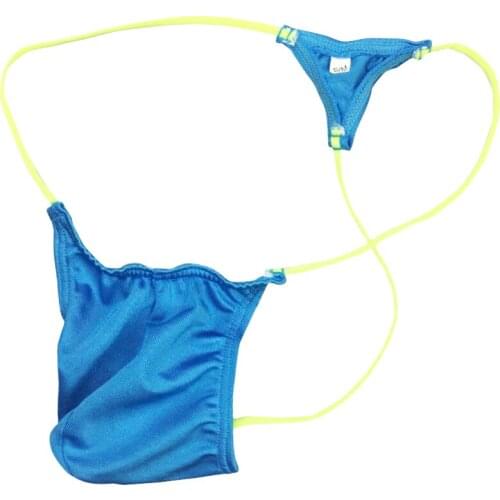 Sexy Men Thongs G Strings Male Sexy Micro Bikini G Strings Tanga Lyca Panties TBack Hollow Out Gay Underwear Erotic Lingerie