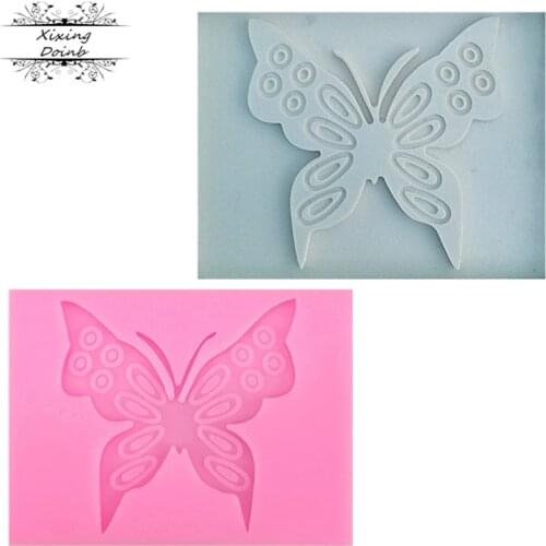 Butterfly Silicone Mold Shaped Fondant Cake Mould Backware Baking Cooking Tools Sugar Cookie Jelly Pudding Decor