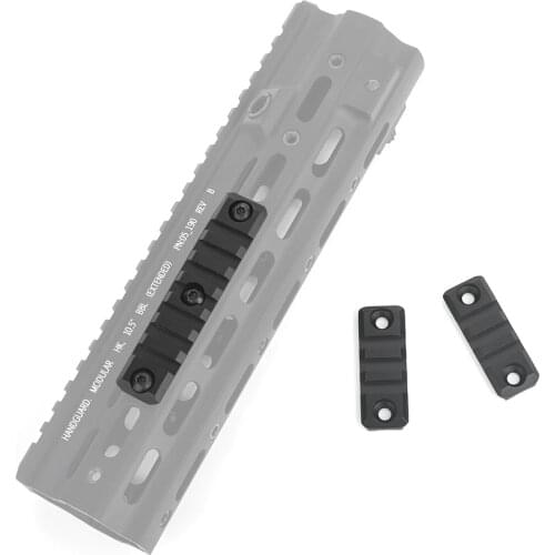 Tactical Handguard Metal Picatinny Rail Cover For HK416 AR15 MK18 Airsoft Hunting Rifle Accessories Fit M-Lok Keymod 3Pcs/Pack