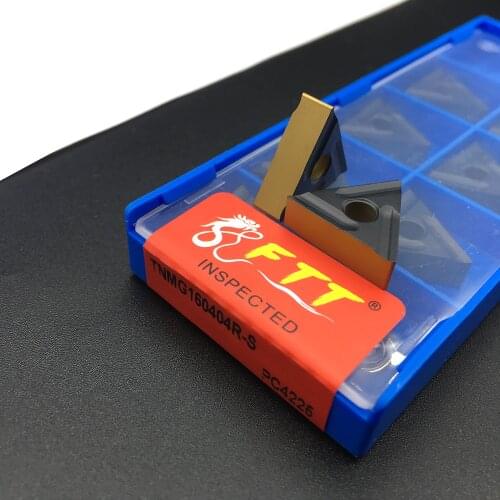 High Quality 10pcs TNMG160404R S PC4225 External Turning Tool Carbide Insert Cutting Lathe CNC tools Lathe cutter