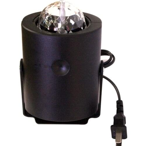 10pcs/pack Mini RGB LED Crystal Magic Ball Stage Effect Lighting Lamp Party Disco Club DJ Bar Light Show 100-240V EU US Plug