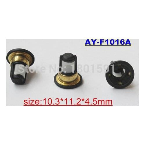 100pieces wholesale auto part fuel injector filter for N issan nozzle AY-F1016A