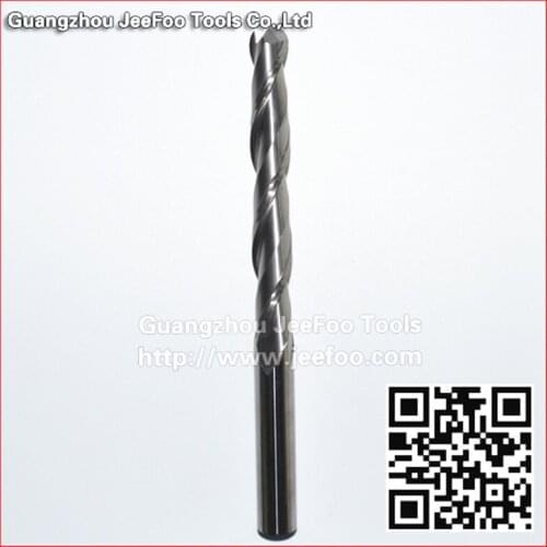 12*90mm Two Flute Carbide Ball Nose End Mill Set CNC Wood Carving Bits Cone Milling Cutter Milling Cutter for 3D Carving Machine