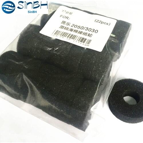 2Sets Engineering Paper Sponge Wheel Rubber DW3030 PVA Sponge Roller For Xerox 2050 6050 2055 3030 6030 3035 6035 6204 22PCS/set