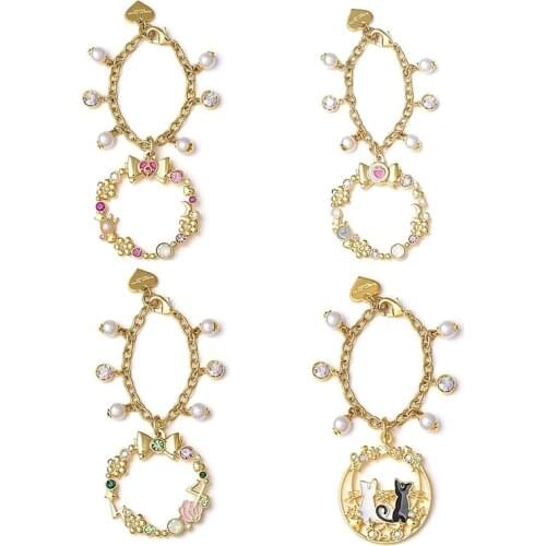 Anime Sailor Moon 25th anniversary Senshi luna Artemis Sailor Jupiter bag charm keychain cosplay