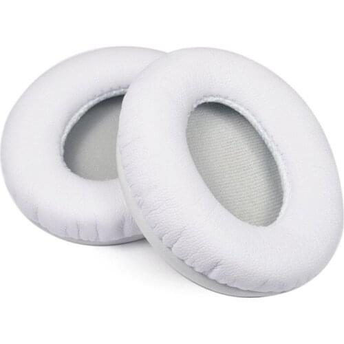 White Replacement Earpads cushions Ear pad For Monster Beats By Dr Dre Solo HD wired Headphone ear pads cover Free shipping