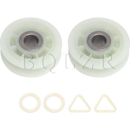 BQLZR 5.5cm WP279640 Idler Pulley Roller for Whirlpool Dryer White