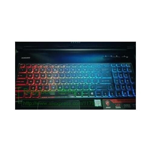 For Msi Gt72Vr Gp72Vr Gs63Vr Ge72Vr Gs73 Gt73 Gs63 Wt60 17 17.3 Waterproof Ultra Thin Transparent Tpu Keyboard Covers