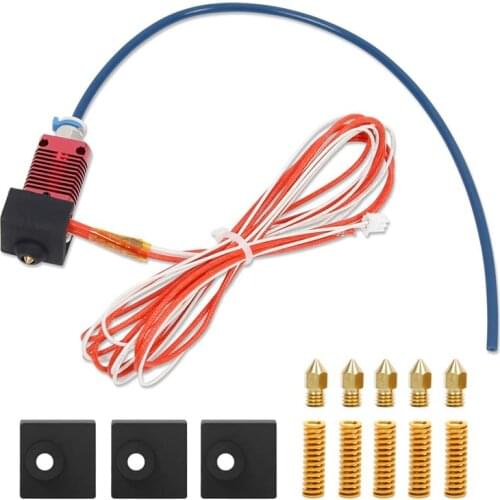 Extruder Hotend Assembly Kit for Ender 3 Ender 3 Pro: Capricorn Bowden PTFE Tubing with Silicone Boots Compression