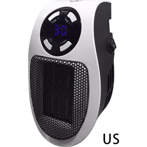 110-220V Wall-Outlet Mini Electric Air Heater Powerful Warm Blower Fast Heater Fan Stove Radiator Room Warmer