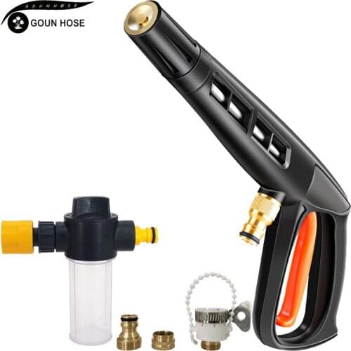 GOUN HOSE High Pressure Water Gun Garden Hose Sprayer Machine Wash Car Sprayer Nozzle Foam Sprinkler Irrigation Set Garden Tools
